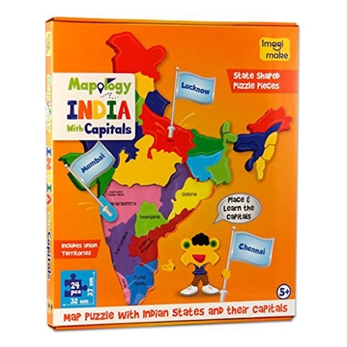 Imagi Make Mapology India with Capitals Kit