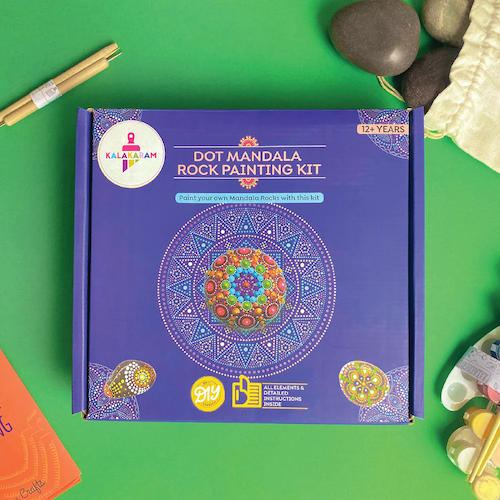 Dot Mandala Art Rock Painting Kit