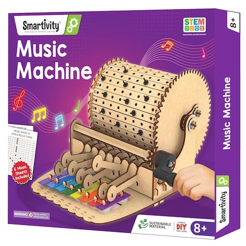 Smartivity DIY Music Machine Toy for Kids 8-9-10-11-12-13-14 Years Old I Create Your own Music with 7 Preset Songs - Jingle Bells, Happy Birthday & More I Christmas, Birthday Gift for Girls & Boys