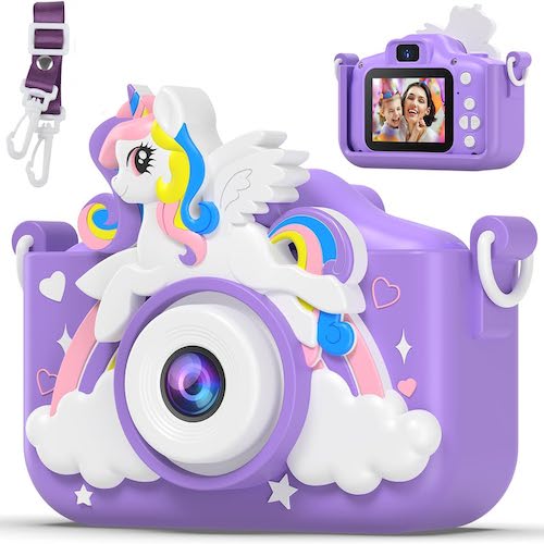 HARVI ENTERPRISE Unicorn Camera for Girls,The Unicorn Toy,HD Digital Video Camera for 3-12 Years Old Childs Boys Girls,Christmas Birthday Gifts.