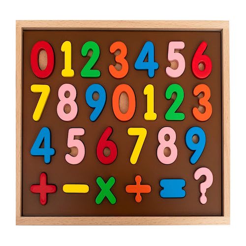 HILIFE Number Puzzle 3-Layers | Wooden Number Puzzle Colorful Educational Puzzle Toy Board for Toddlers & Kids, Multi-Colored Toy for Kids - 3 Years