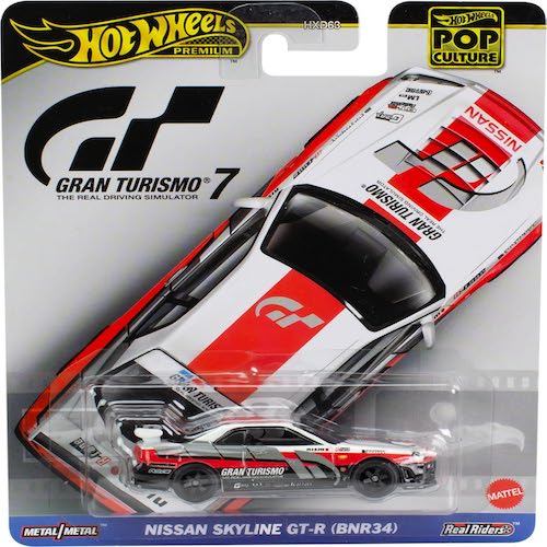 Hot Wheels Premium Nissan Skyline GTR Toy Car, Truck or Van, 1:64 Scale (Styles May Vary)