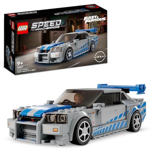 LEGO Speed Champions 2 Fast 2 Furious Nissan Skyline GT-R (R34) 76917 (319 Pieces)