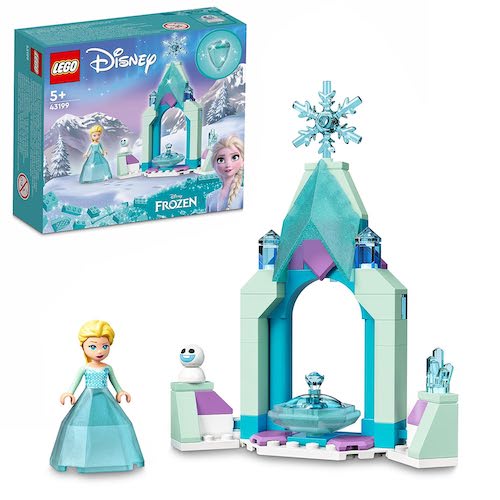 LEGO Disney Elsa's Castle Courtyard 43199 Building Kit (53 Pcs),Multicolor