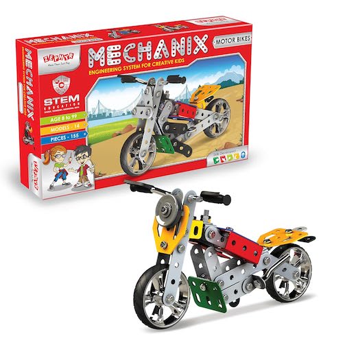 Mechanix Motorbikes Building and Construction Toy for Boys and Girls Age 7+