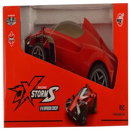 WY Dx Storms Toy Car with R/C (Red)