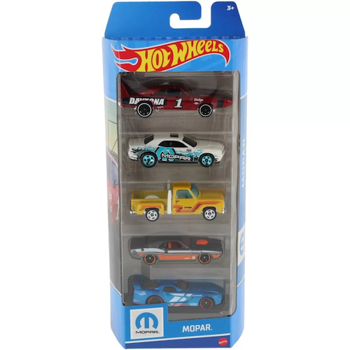 Hot Wheels 5 Car Gift Pack with 5 Premium Diecast Models - Design & Styles May Vary - Only 1 Pack Included