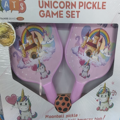 kats a simarr brand unicorn pickle game set with moon ball