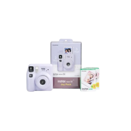 Fujifilm Instax Mini SE Instant Camera Joy Pack - Purple