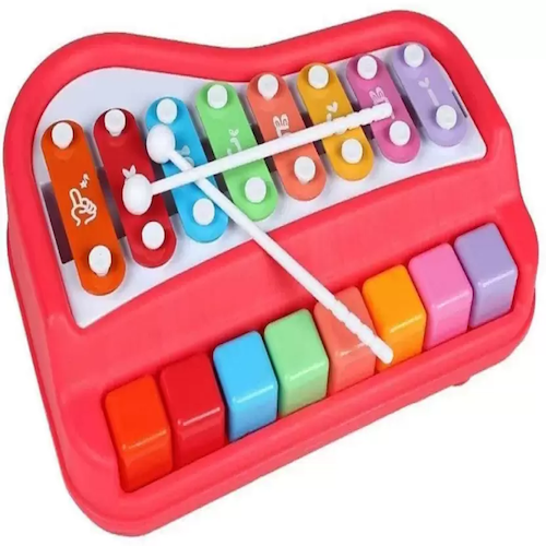 Bristro Store 2 in 1 Beautiful Melody Big Xylophone Toy, Piano (Multicolour)  (Multicolor)