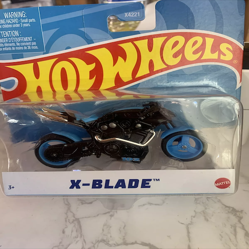 Mattel Hot Wheels Motorcycle Vehicle - X-BLADE [Blue] CBR11 - New