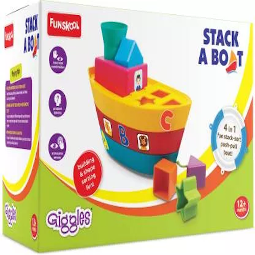 Funskool Giggles Stack A Boat Shape Sorter